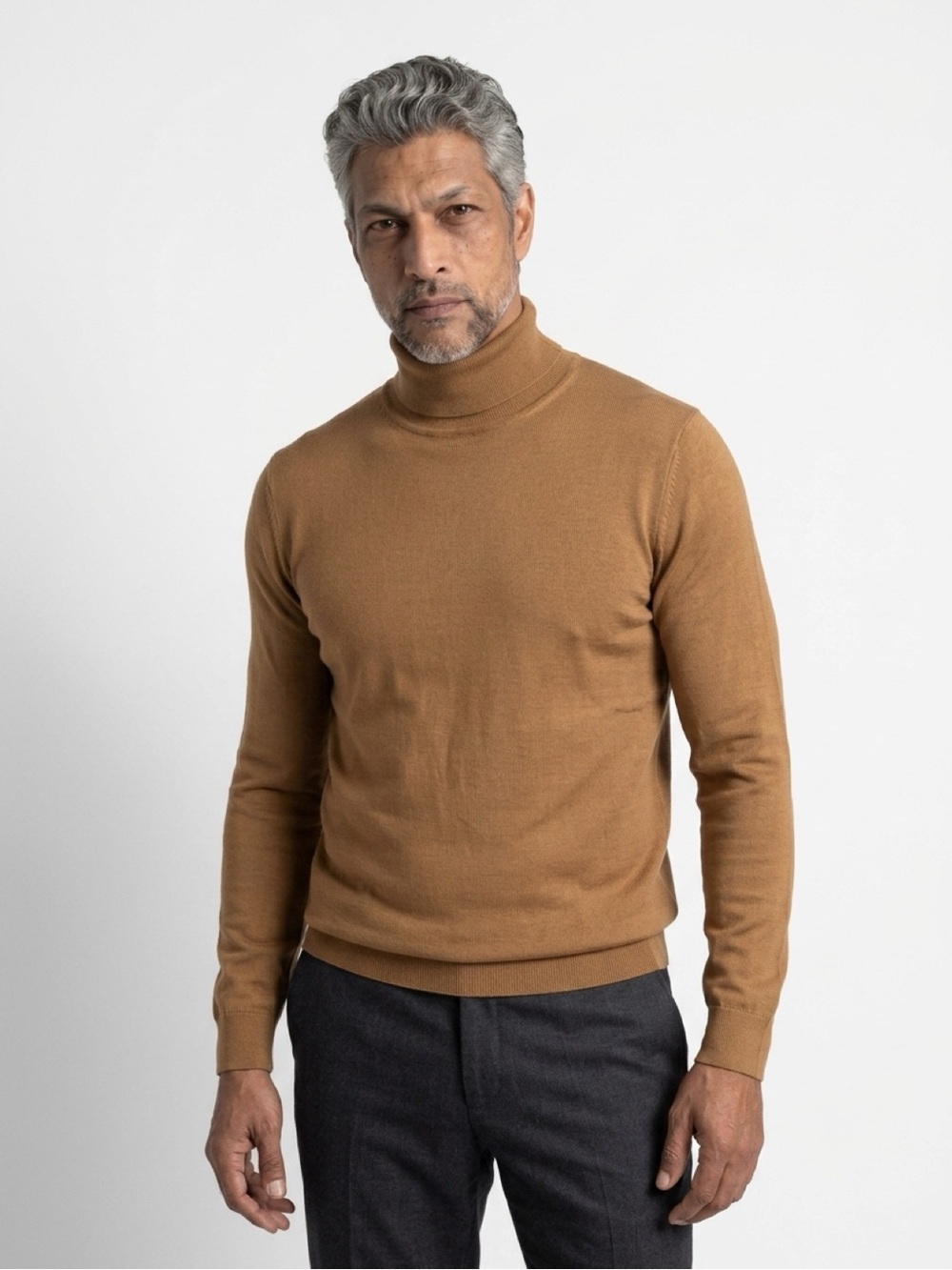 Express-Men Turtleneck-Tan-NWT - Picture 2 of 4